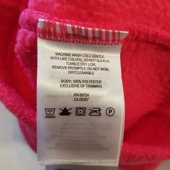 Columbia girls 3-6 months fleece zip up jacket - Picture 4 of 4